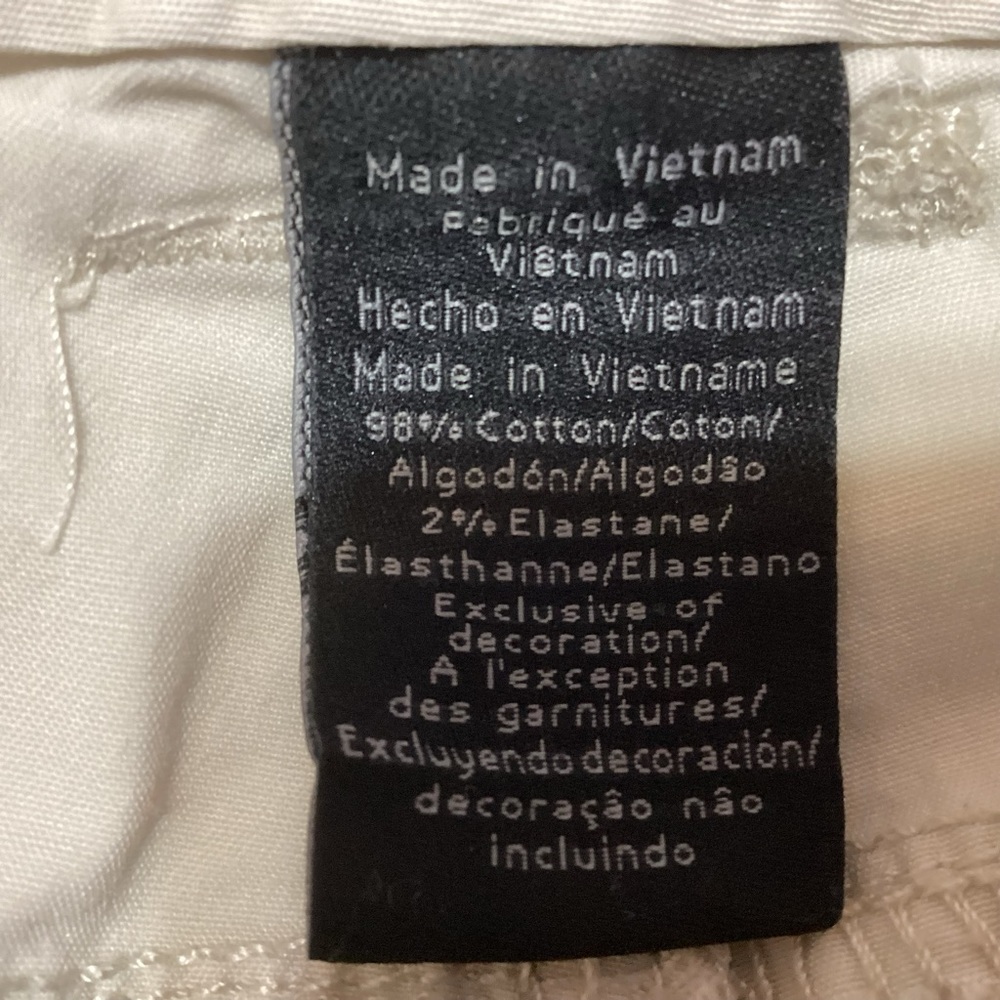 Calvin Klein Casual Shorts Relaxed Fit Cotton/Elastane Cream/Tan 4 - Picture 9 of 10